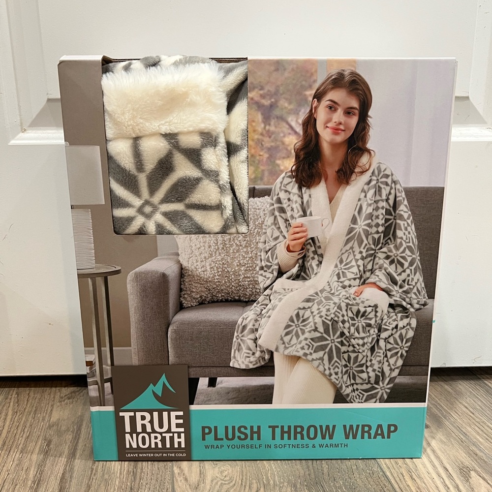 True North Plush Throw Wrap